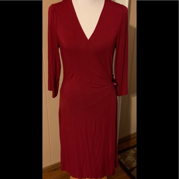 Express Wrap Dress Beautiful in Size Large - Picture 1 of 4